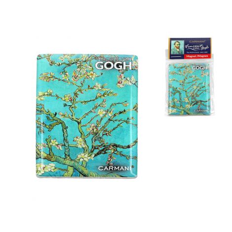 Magnes Carmani 5x7cm V. van Gogh, Kwitnący migdałowiec